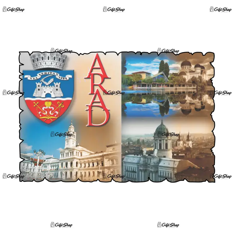 Arad, romania, magnet frigider mgs006